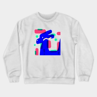 vibrant and colorful hand-drawn dragon Crewneck Sweatshirt